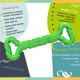 thumbnail image 2 of Juguete masticable para perros de resistencia, juguete interactivo para perros con forma de cachorro de goma de 33 cm, con diseño convexo fuerte, adecuado para masticar agresivamente por perros pequeños y grandes (verde) oso de fresa Electrónica, 2 of 5