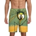 thumbnail image 2 of Picia Quirky Cartoon 123 Pajama Shorts for Men, Men's Pajama Bottoms, Sleepwear,Short Pajama Pants-X-Large, 2 of 9