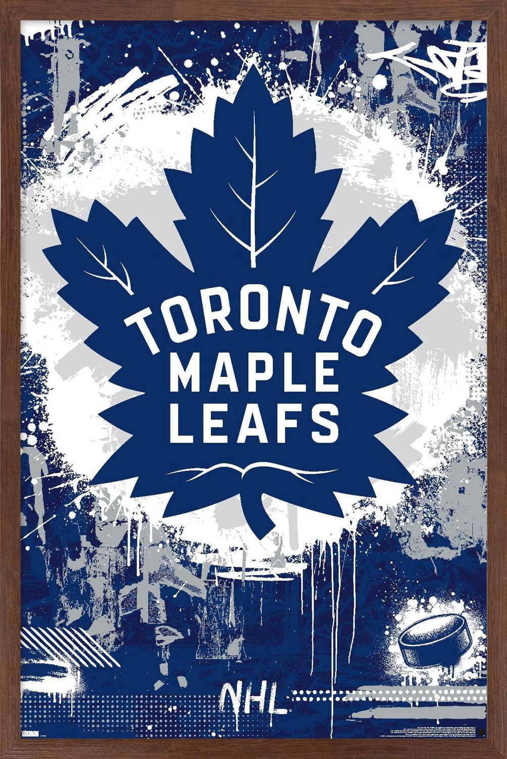NHL Toronto Maple Leafs - Maximalist Logo 23 Wall Poster, 22.375" x 34"