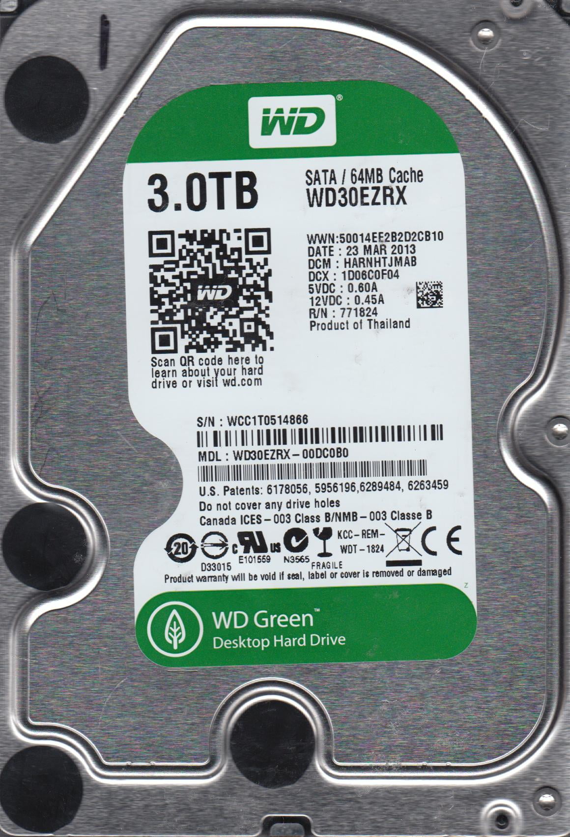 WESTERN DIGITAL WD30EURX [3TB SATA600] 価格比較 - 価格.com