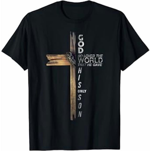 Son Of God Jesus Christ Cross Christian 9 John 3:16 T-Shirt
