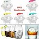 thumbnail image 2 of Juego de 12 moldes para bolas de hielo con forma de cubo para cubitos de hielo gigantes redondos para whisky, cócteles, jugos, dulces, gelatina, bebidas de verano, bebidas frías sin alcohol, color, 2 of 5