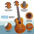thumbnail image 3 of Hano Concert Ukulele w/Bag Vintage Natural, 3 of 7
