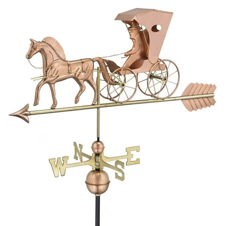 Good Directions Country Doctor Weathervane with Arrow, Pure Copper - 38"L
