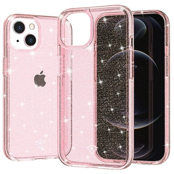 For Apple iPhone 11 /6.1" Premium Glitter Shiny Sparkle Bling [MagSafe Compatible] TPU Rubber Hard PC Back Hybrid Cover ,Xpm Phone Case [ Pink ]