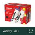 thumbnail image 2 of Chobani Low-Fat Greek Yogurt Drink Family Variety Mixed Berry and Strawberry Banana, 7 fl oz Bottles 8 Pack, 2 of 10