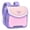 Purple, variant on Backpack with Ergonomic Back Support Flap Closure Design Lightweight Adjustable Straps Elementary School Bookbag
