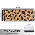 thumbnail image 5 of Kitchen Rugs Sets Of 2,Beige and Black Leopard Pattern Anti Fatigue Kitchen Mat Rugs Non Slip Washable,Decorative Kitchen Floor Mats for Kitchen,Sink,Laundry,17"x47"+17"x47", 5 of 5