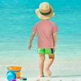 thumbnail image 4 of FORMRS Boys Rash Guard Short Sleeves Swim Shirt Quick Dry UPF 50+ Sun Protection, Sizes 3-12T, Colorful Plane, 4 of 6