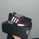 thumbnail image 1 of Ad-id-as Mens NMD R1 Shoes Size US 4.5 Black Red Gray Lace Up Boost Print Runner, 1 of 5