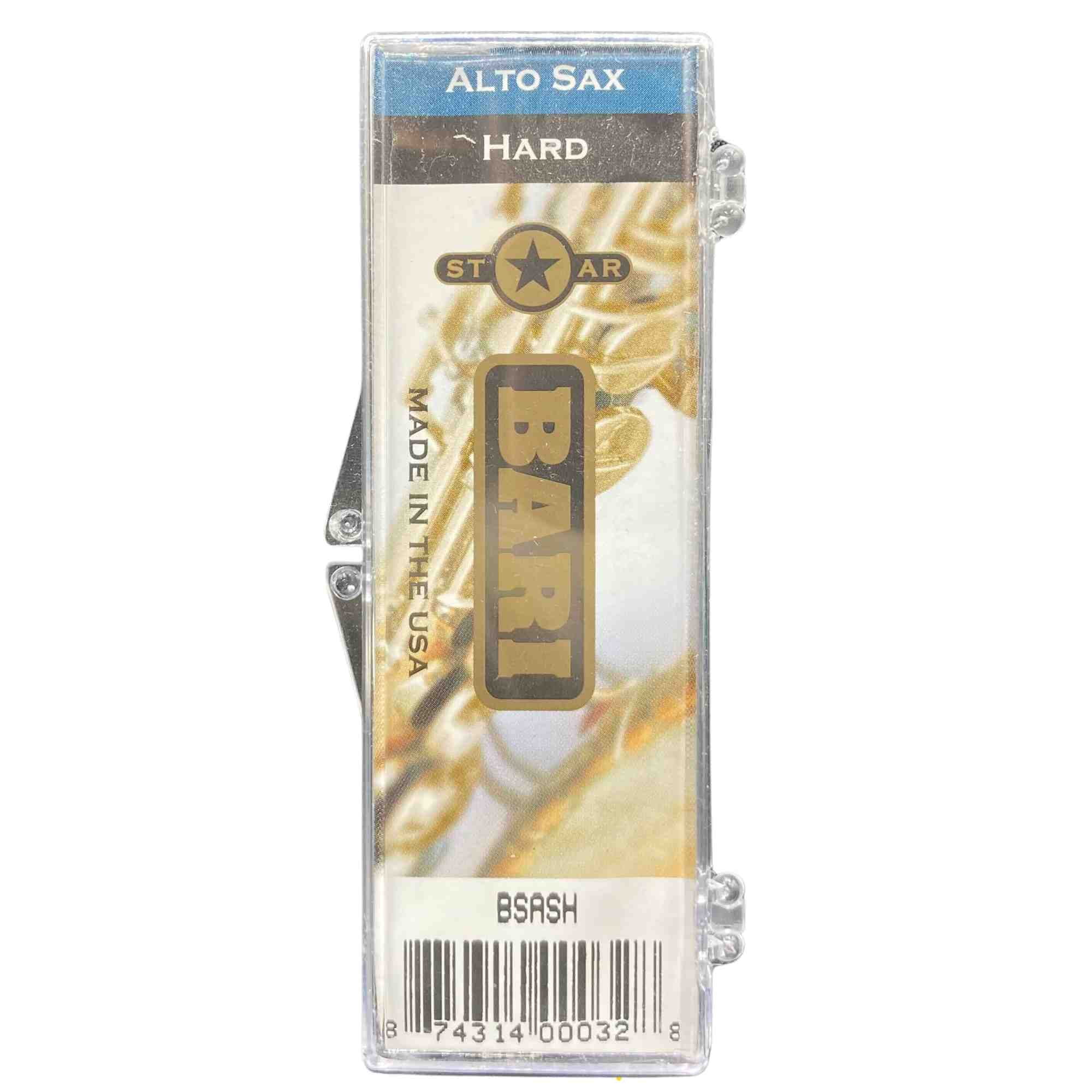 Bari Synthetic Alto Sax Gold Star Reed - Strength 4.0-4.5 - Hard