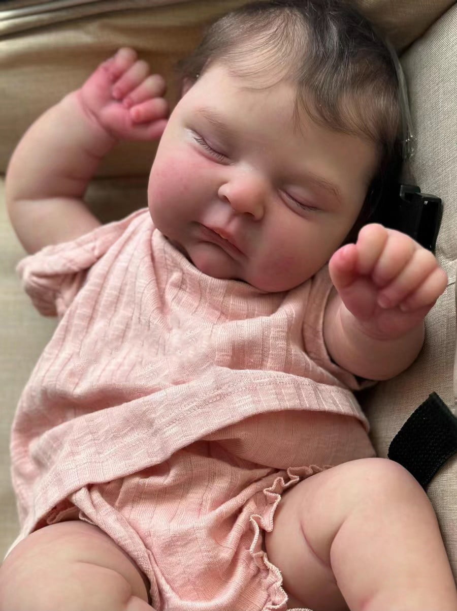 Reborn Baby Dolls Toddler - 20" Realistic Baby Doll Real Life Baby Dolls Lifelike Newborn Baby Doll Girl with Cloth Body, Including Accessories