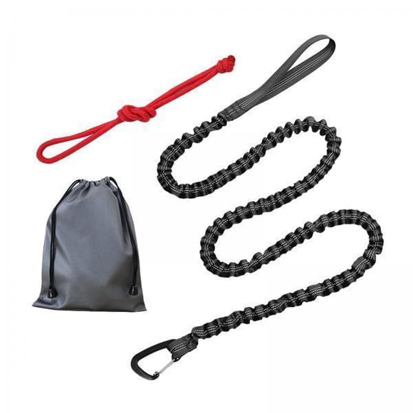 Pack de 2-3 cinturones Bike Tow elásticos para perros negro 2 piezas DYNWAVEMX Cuerda de remolque para bicicleta