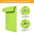 thumbnail image 5 of Semfri Non-Slip Bath Tub Shower Mat 16x31.5 inch Soft Rubber Bathroom Bathmat with Strong Suction Cups Comfort on Feet Green, 5 of 5