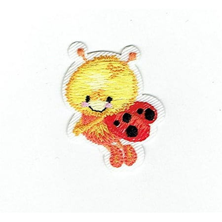 Flying Ladybug - Ladybug - Children's - Flying Left - Iron On Applique/Embroidered Patch
