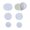 White, variant on Self-Adhesive Shoe Repair Patches for Toe Holes Heels Sneakers Running Shoes and Fabric Footwear