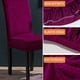 thumbnail image 3 of Cubierta de silla de comedor elástica Multicolor Resistente al desgaste Universal Los Four Seasons Simple Style Recliner SlightCovers Suministros para el hogar Charm Púrpura Vogacara HA012485-06, 3 of 6