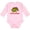 AD-Pink, variant on Santa-Saurus Christmas Dinosaur Boys or Girls Long Sleeve Baby Bodysuit