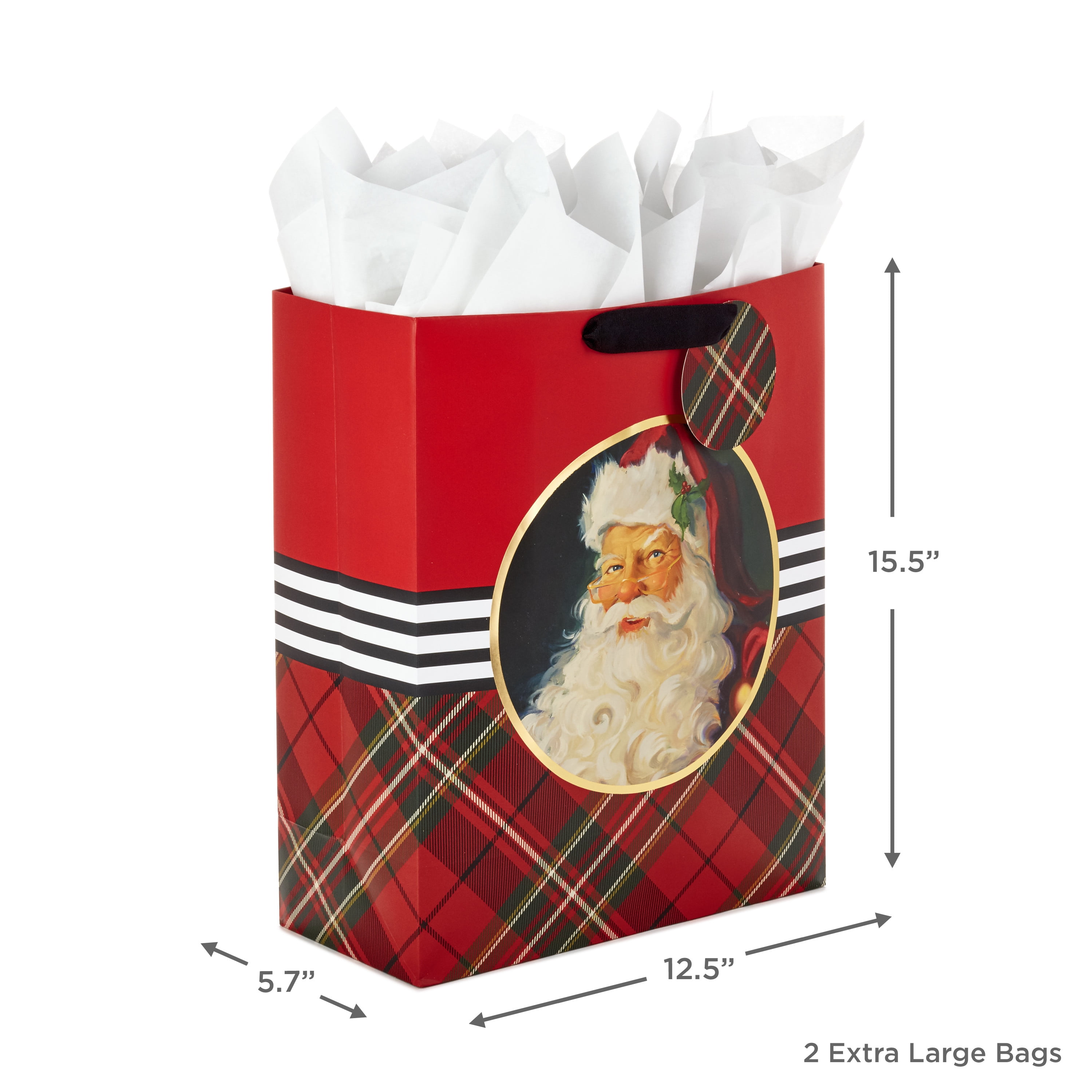Christmas Bag #55: Hallmark Large Christmas Gift Bag with Tissue