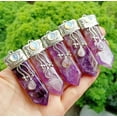 thumbnail image 2 of K-KED 5pcs Amethyst Stone sword Pendants Energy Reiki Healing Amulet Wholesale, 2 of 3
