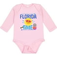 thumbnail image 3 of Inktastic Florida Time Summer Vacation Boys or Girls Long Sleeve Baby Bodysuit, 3 of 5
