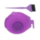 thumbnail image 4 of Kit De Tinte Para El Cabello, Punta Fina Presente Fuerte Dureza Fácil De Mezclar Tinte Para El Cabello Cepillo Tazón ABS Diseño De Escamas De Nylon Ergonómico Para Salón ANGGREK Dye Brush, 4 of 8