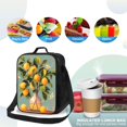 thumbnail image 4 of Balery Retro Warm Lemon Flower Caja de Almuerzo y Bolsa de Almuerzo para Hombres y Mujeres, Bolsa de Almuerzo Reutilizable con Gran Capacidad, Bolsa de Almuerzo Aislada, 4 of 7