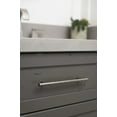 thumbnail image 4 of Hickory Hardware PA0226-PN 160mm Metropolis Pearl Nickel Cabinet Pull, 4 of 5