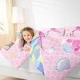 thumbnail image 3 of Castle Fairy Ocean Mermaid Twin Comforter Sets,Sea Princess Bedding Set, 3 of 7