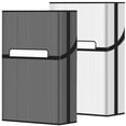 thumbnail image 1 of Pitillera, aluminio cepillado magnético, capacidad para 20, paquete de 2 (gris + plateado, tamaño King de 85 mm) Funda protectora rígida para caja de cigarrillos, 1 of 5