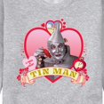 thumbnail image 3 of Wizard of Oz - Heart Tin Man - Men's Crew Neck Fleece Pullover, 3 of 5