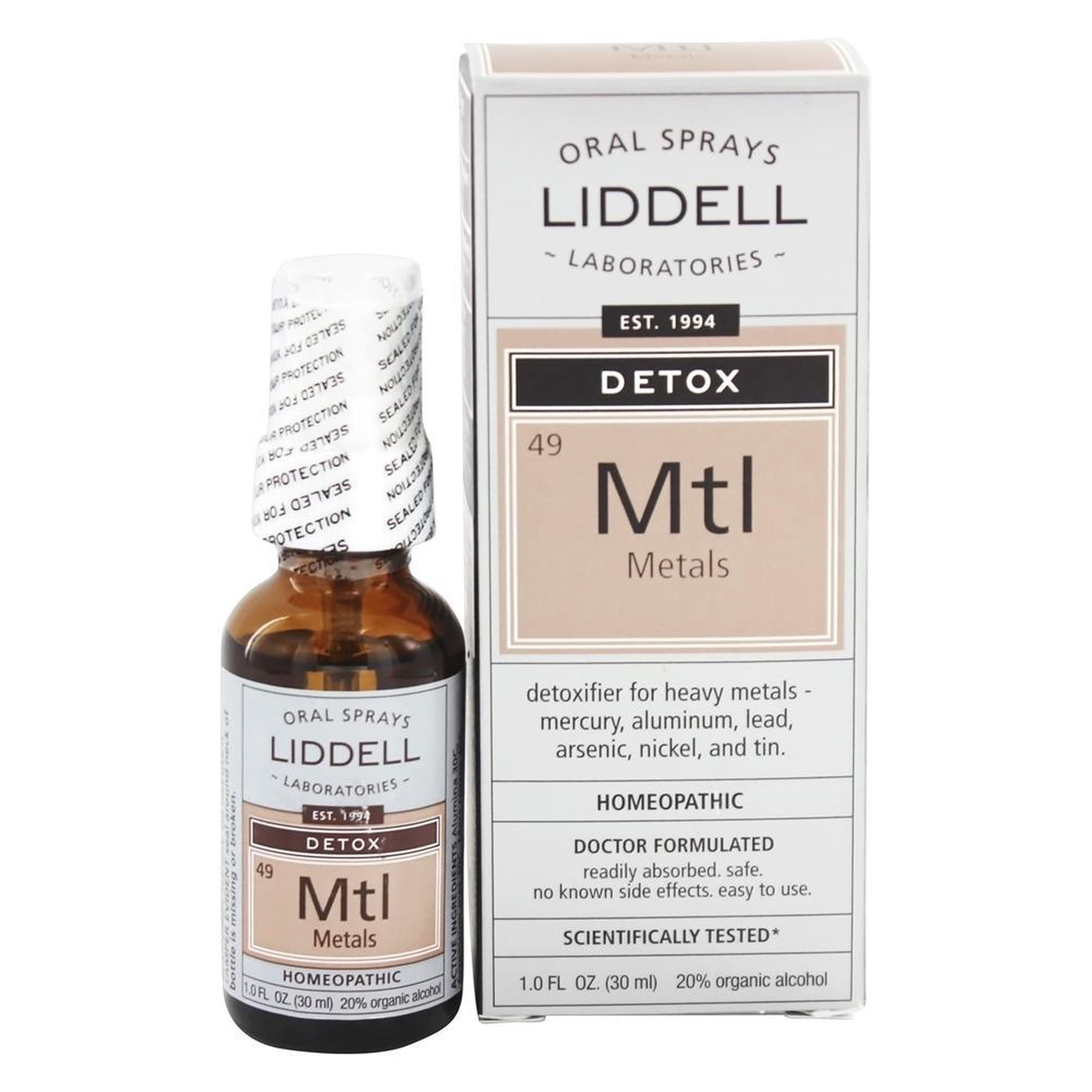 Liddell Laboratories Homeopathic Detox Mtl Metals, 1 oz