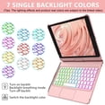 thumbnail image 4 of Funda de teclado AMZCase para iPad 9.ª generación de 10.2 pulgadas con Bluetooth, 4 of 9