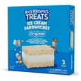 thumbnail image 2 of Rice Krispies Treats Original Ice Cream Sandwiches, 4 fl oz, 3 pack (Frozen), 2 of 5
