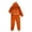 011-Orange, variant on Womens Pumpkin Hooded Onesie Jumpsuit Soft and Comfy Full Zip Halloween One Piece Costume Loungewear Party Outfit