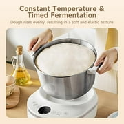 Joydeem Electric Dough Maker with Ferment Function, 4.5Qt Dough Mixer Machine, Perfect for Bread Pizza Roti Dumpling Dough & Sourdough, HMJ-A501
