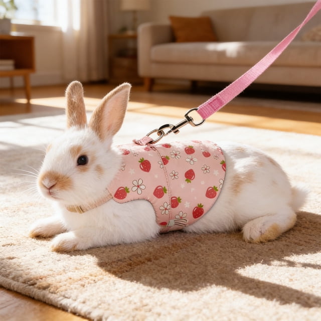 Breathable Mesh Pet Leash, Adjustable Traction Harness With Vests Style Design, for Small Animal, Pink