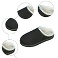 thumbnail image 4 of Mostsola Slippers for Women Suede Cozy Fluffy Slip on Shoes Winter Warm Plush Fuzzy House Slippers, 4 of 9