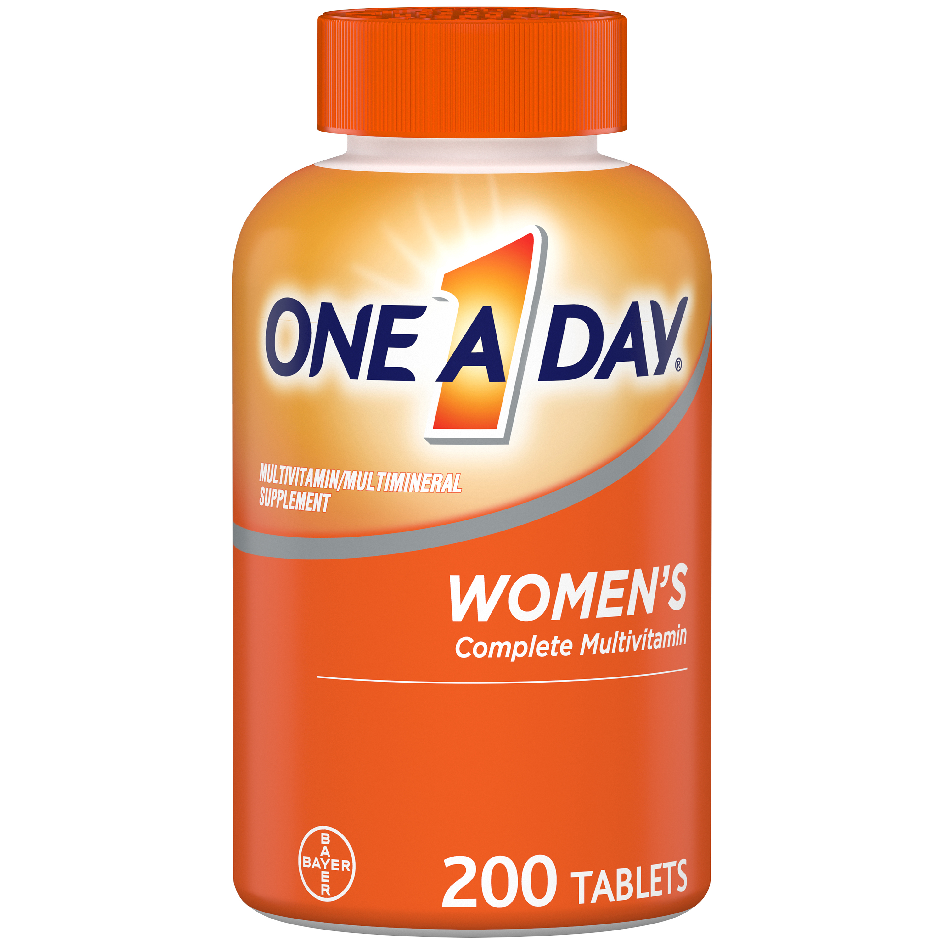 One A Day Multivitamins for Women, Women&amp;#39;s Multivitamin Tablets, 200 Ct ...