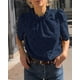 thumbnail image 3 of Blusa Prettygarden de verano bordada con ojales para mujer, color azul marino, 3 of 7