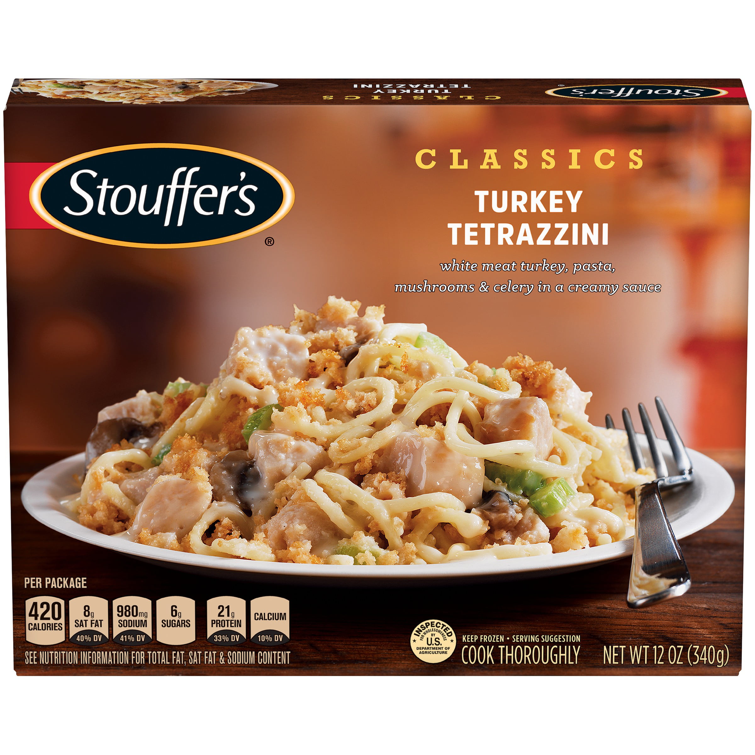 STOUFFER’S CLASSICS Turkey Tetrazzini, Frozen Meal