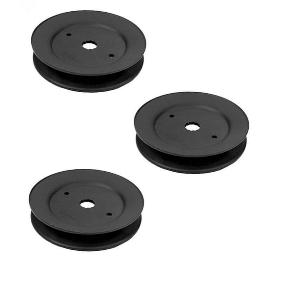 Three (3) New Aftermarket Universal Lawn Mower Drive Pulleys Steel fits 42" Deck Models Replaces B1SB7180