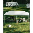 thumbnail image 2 of Twister.CK 10x20 Outdoor Pop Up Canopy Tent, 3 Adjustable Heights Canopy, One-Person Set Up Heavy Duty Commercial Instant Tent Shelter, White, 2 of 8