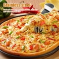 thumbnail image 3 of Upgrade Stainless Steel Pizza Shovel, Multifunctional Kitchen Pizza Shovel Paddle, Essential Kitchen Tools for Making Perfect Pizza Crust, Great for Oven & Homemade Pizza, 3 of 7