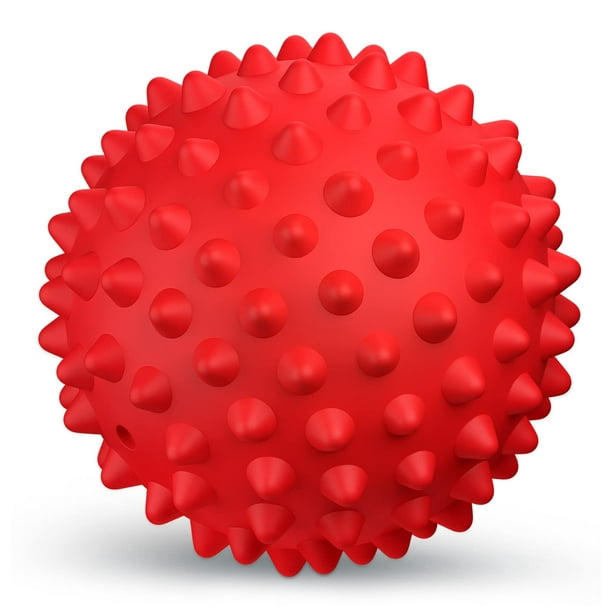 Pelotas para perros juguetes chirriantes para perros grandes, juguetes para perros para masticadores agresivos, pelota para perros resistente y puntiaguda, pelota para perros duradera, jugue