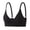 Black, variant on Women Soft Comfy Adjustable Wireless Push Up Bra Full Coverage No Underwire Seamless Strech Supportive Sports Bras Casual S-4XL