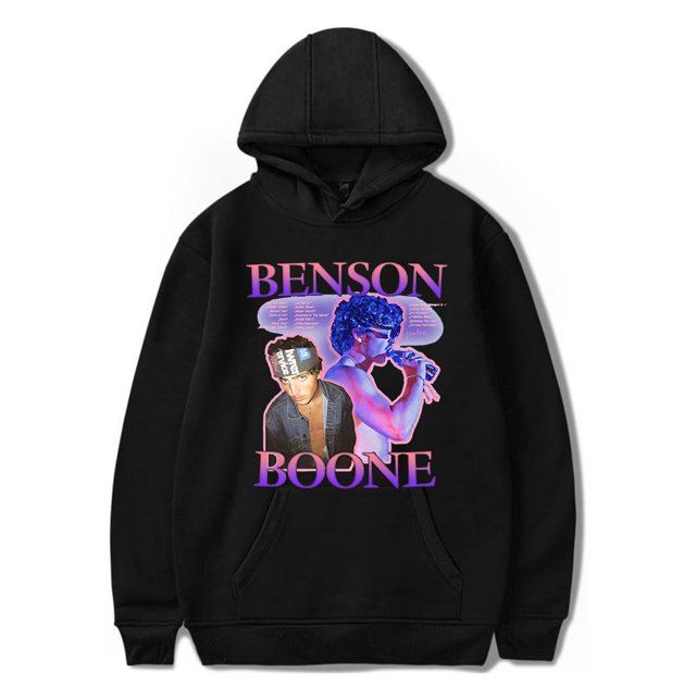Benson Boone Merch Chandails à Capuche Hommes Femmes Tournée Régulière Chandail à Capuche Décontracté Manches Longues Chandail à Capuche chandail