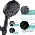 thumbnail image 3 of 1pcs，Handheld Shower Head Shower Head，Black, 3 of 5