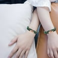 thumbnail image 2 of Sonducket 2 pack/lote La moda se une a la artesanía Brazalete hecho a mano para mujeres Regalos de lujo para hombres Ropa, zapatos y accesorios Miscelánea dorado 1, 2 of 6