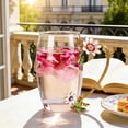 thumbnail image 4 of 4.7x3.5 Inch Rose Enamel Glass Mug, Lead Free Tea Cup With Matching Spoon, Premier Gift for Mom's Day Birthday, Multicolor, 4 of 7